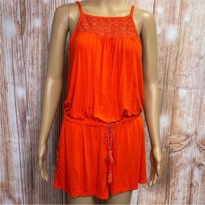 Old Navy‎ Hot Tamale Sleeveless Knit Romper